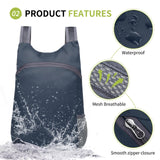 SUIKIHUM 20L Ultra Hiking - Daypack Lightweight Foldable Travel Packable Backpack for Camping Cycling Outdoor, Navy Blue