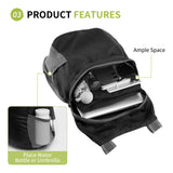 SUIKIHUM 20L Ultra Hiking - Daypack Lightweight Foldable Travel Packable Backpack for Camping Cycling Outdoor,black