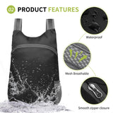 SUIKIHUM 20L Ultra Hiking - Daypack Lightweight Foldable Travel Packable Backpack for Camping Cycling Outdoor,black