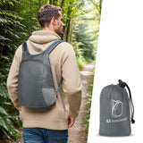 SUIKIHUM 20L Ultra Hiking - Daypack Lightweight Foldable Travel Packable Backpack for Camping Cycling Outdoor,grey