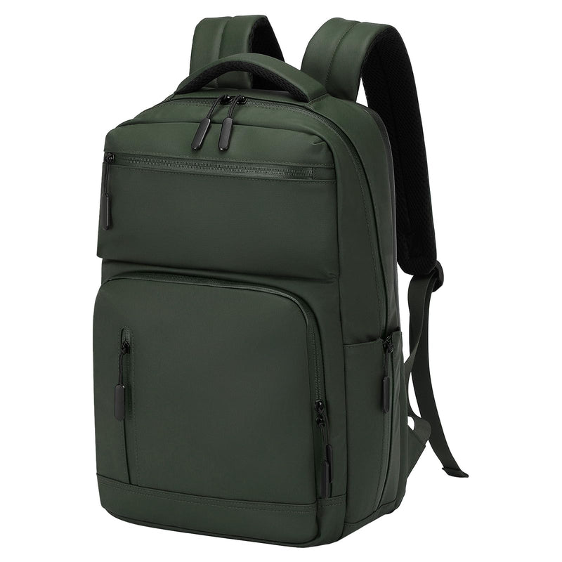 SUIKIHUM Waterproof Laptop Backpack for Men & Women, Flight Approved Anti - Theft Daypack with 15.6 - inch Laptop Sleeve (Green)
