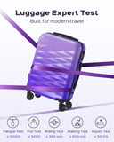 Suitour Luggage Set 3 piece,Hardside Lightweight Suitcase Sets with Spinner Wheels TSA Lock for Travel