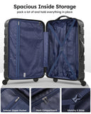 Suitour Luggage Sets 2 Piece with Spinner Wheels,Hard Shell 20 Carry on Suitcase and 28 inch Luggage with Spinner Wheels Suitcase Set with TSA Lock(20in/28in)
