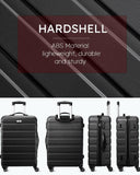 Suitour Luggage Sets 2 Piece with Spinner Wheels,Hard Shell 20 Carry on Suitcase and 28 inch Luggage with Spinner Wheels Suitcase Set with TSA Lock(20in/28in)