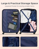 Suitour Luggage Sets 5 Piece Hardshell Suitcases with Spinner Wheels TSA Lock, Lightweight ABS Carry On Suitcase Set for Travel Business