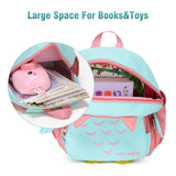 SUN EIGHT Preschool Backpack Toddler for Girls Animal Waterproof Kids Backpack 3D Cartoon School Bag for Baby Girl Boy 1 - 5 Years（Cute Owl）