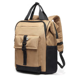 SUNNY BIRD Laptop Backpack, 15.6 Inch Laptop Work Bag, Wide Open Casual Daypack for Women, Men and Adult (Brown)