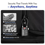 SURE LOCK TSA Compatible Travel Luggage Locks, Inspection Indicator, Easy Read Dials - 2 pack