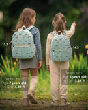 suwarble Corduroy Toddler Backpack for Boys Girls 2 - 6, Preschool Kindergarten Backpack - Cute Kids Backpacks for Boys Girls 14" H