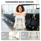 suwasp Large Travel Backpack for Women Men Mochila Airline Approved Carry On Personal Item Backpack Bag Frontier Airlines Personal Item Travel Bag Flight Approved Luggage Backpack - White