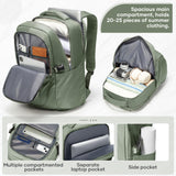 suwasp Large Travel Backpack for Women Men Mochila Airline Approved Carry On Personal Item Backpack Bag Frontier Airlines Personal Item Travel Bag Flight Approved Luggage Backpack - Green