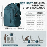 suwasp Large Travel Backpack for Women Men Mochila Airline Approved Carry On Personal Item Backpack Bag Frontier Airlines Personal Item Travel Bag Flight Approved Luggage Backpack - Blue