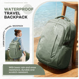 suwasp Large Travel Backpack for Women Men Mochila Airline Approved Carry On Personal Item Backpack Bag Frontier Airlines Personal Item Travel Bag Flight Approved Luggage Backpack - Green