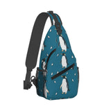 SVEFDOC Ultra Lightweight Sling Shoulder Backpack Penguin Atlantic Chest Pack Crossbody Bags Multipurpose Anti - Theft Bag for Work Picnic Hiking Camping Beach Trip