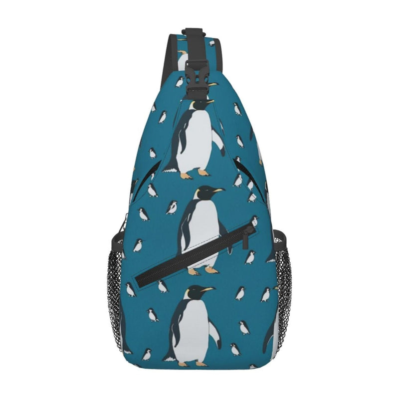 SVEFDOC Ultra Lightweight Sling Shoulder Backpack Penguin Atlantic Crossbody Bag Chest Pack Multipurpose Anti - Theft Daypack for Outdoors Camping Hiking Trekking