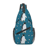 SVEFDOC Ultra Lightweight Sling Shoulder Backpack Penguin Atlantic Crossbody Bag Chest Pack Multipurpose Anti-Theft Daypack for Outdoors Camping Hiking Trekking