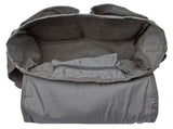 Sweetbriar Classic Vintage Messenger Bag - Original Heavyweight Cotton Canvas Gray Shoulder Bag with Upgraded Features - Grey