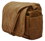 Sweetbriar Classic Vintage Messenger Bag - Original Heavyweight Cotton Canvas Shoulder Bag with Upgraded Features