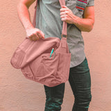 Sweetbriar Classic Vintage Messenger Bag - Original Heavyweight Cotton Canvas Shoulder Bag with Upgraded Features