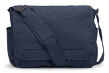 Sweetbriar Classic Vintage Messenger Bag - Original Heavyweight Cotton Canvas Shoulder Bag with Upgraded Features