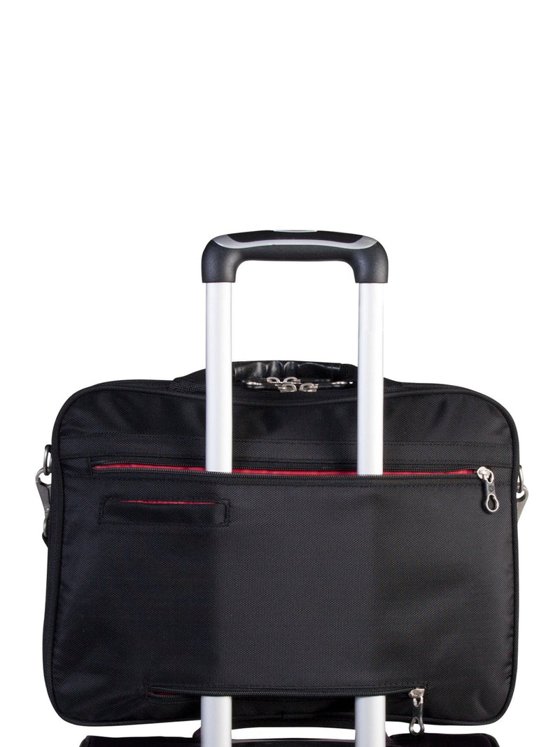 Swiss Gear 15.6" Laptop Case - Black, Unisex - Adults, Briefcase Style, Modern, 14L, 2 Compartments, 8 Pockets, Laptop Compatible