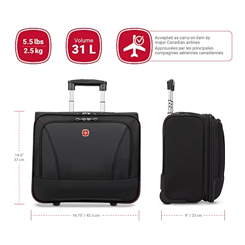 Swiss Gear 15.6" Slimline Notebook Business Traveler Roller (SWA0970)