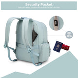 Swissdigital Design Backpack for Women, 15.6 inch Laptop College Teal Blue Medium Simple Modern Backpacks for School with USB Charging Port for Womens Girls | SD1711 - 14