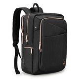 Swissdigital Design Business Laptop Backpack For Women,With USB Charging Port Computer Work Backpack,Fits 15.6 Inch Laptop Travel Casual Backpack,Black | SD1006 - 01