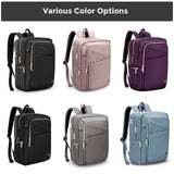 Swissdigital Design Business Laptop Backpack For Women,With USB Charging Port Computer Work Backpack,Fits 15.6 Inch Laptop Travel Casual Backpack,Black | SD1006 - 01