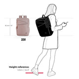 Swissdigital Design Laptop Backpack for Women,College Bookbags with USB Charging Port,Cute Computer Backpacks for Work Business,Pink | SD1006F - 82