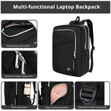 Swissdigital Design Laptop Backpack for Women，Travel Backpack with USB Charging Port，Fits 15.6 Inch School Computer Backpacks for Work Business,Platinum | SD1006F - 01B
