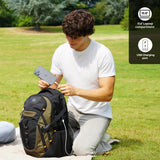 Swissdigital Design Laptop Backpack with USB Charging Port, Travel Backpack Fits 15.6 inches Computer, 31L College School Backpack for Men, Olive/Black | SD803 - 26