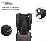 Swissdigital Design Men's Laptop Backpack for College and Business Travel with Integrated USB Charging Port and RFID Protection Fits Laptops up to 15.6 in, Black | J14 - BR