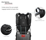 Swissdigital Design Travel Backpack for men, TSA Friendly USB Charging RFID Protection Business Backpack Fits 15.6" Laptops Black | J14 - BR
