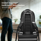 Swissdigital Design Travel Laptop Backpack, College Laptops Backpack with USB Charging Port for Men and Women Fits 16 Inch Notebook, Black | SD1670 - 01