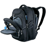 Swissdigital Design TSA - Friendly Large Backpack, Business Laptop Backpack for Men with USB Charging Port/RFID Protection Black | J16BT - 1