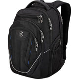 Swissdigital Design TSA - Friendly Large Backpack, Business Laptop Backpack for Men with USB Charging Port/RFID Protection Black | J16BT - 1