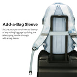 Swissdigital Laptop Backpack with USB Charging Port, Travel Backpack Fits 15.6 inches Computer, 31L Backpack for Men, Polka Blue | SD803 - 105