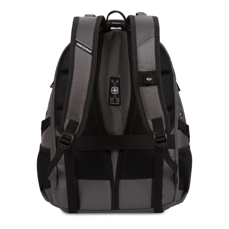 SwissGear 1900 ScanSmart 17” Laptop Backpack Stingray Ballistic – Reflective Tech Backpack with ScanSmart Compartment – Multiple Organizer Pockets & RFID Scan Blocking Technology