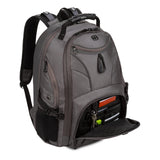 SwissGear 1900 ScanSmart 17” Laptop Backpack Stingray Ballistic – Reflective Tech Backpack with ScanSmart Compartment – Multiple Organizer Pockets & RFID Scan Blocking Technology