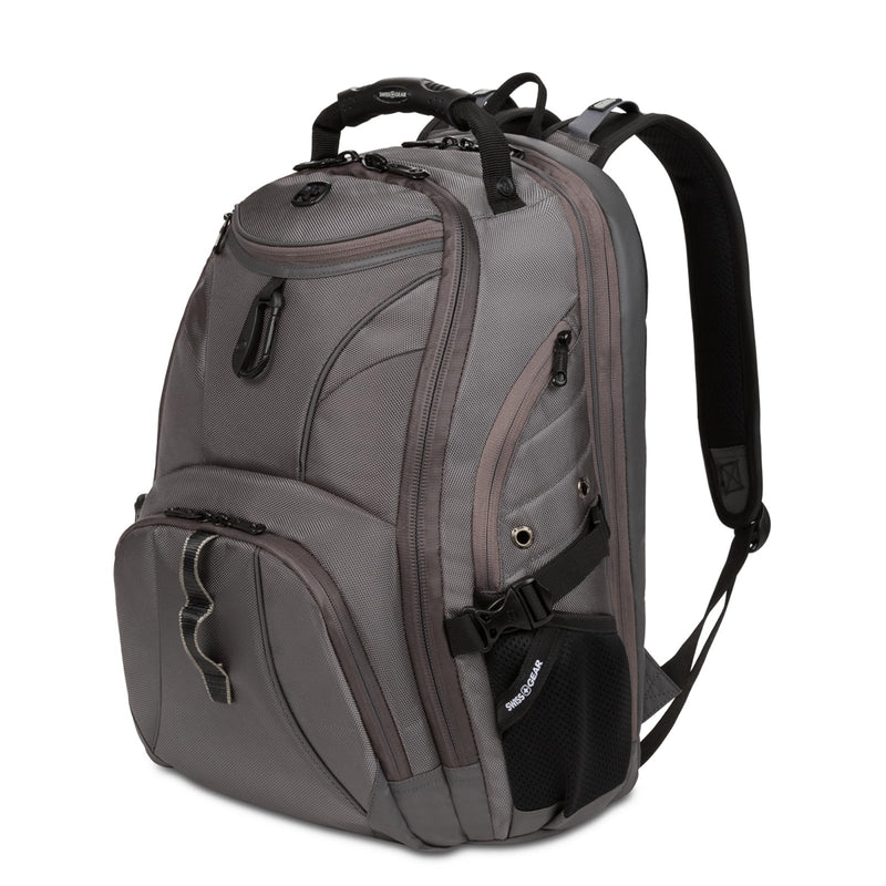 SwissGear 1900 ScanSmart 17” Laptop Backpack Stingray Ballistic – Reflective Tech Backpack with ScanSmart Compartment – Multiple Organizer Pockets & RFID Scan Blocking Technology