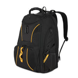 SWISSGEAR 1900 ScanSmart TSA Laptop Backpack Fits 17 Inch Laptop with RFID Protection and Tablet Pocket, Black/Gold, 19-Inch