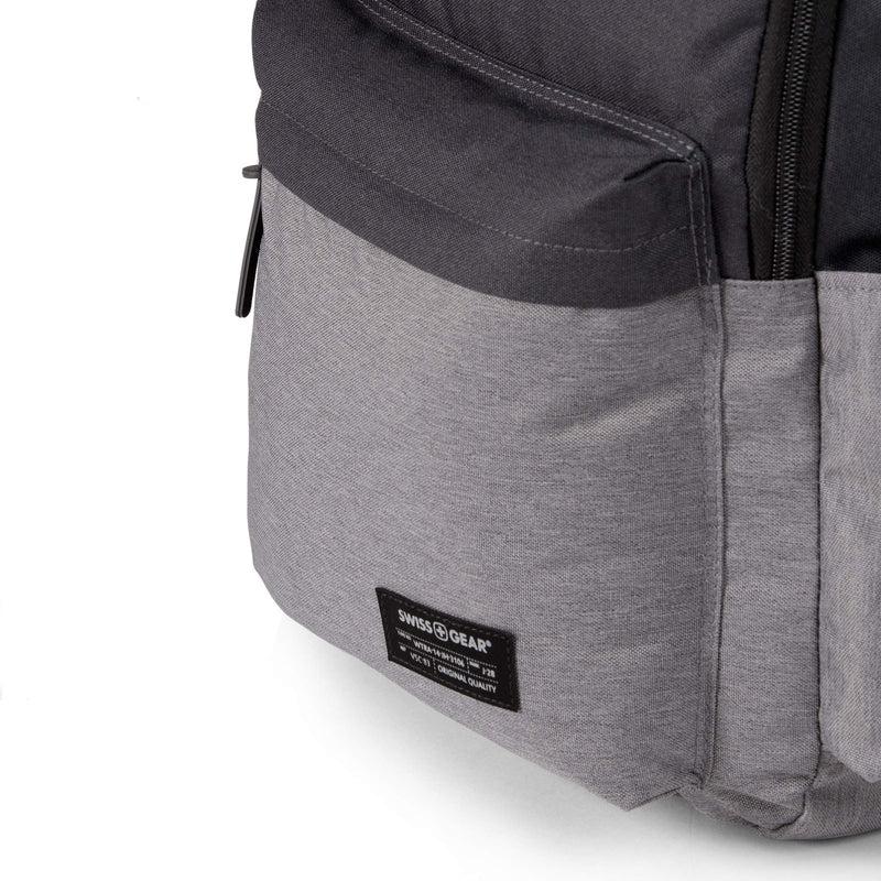 SwissGear 2789 Laptop Backpack, Fits 13 Inch Laptop, Grey/Black