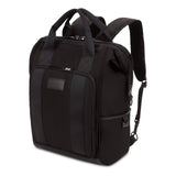 SwissGear 3577 Laptop Backpack, Fits Most 16 Inch Laptop and Tablet, Doctor Bag, Tote Bag, Men's and Women's, Black Stealth