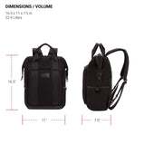 SwissGear 3577 Laptop Backpack, Fits Most 16 Inch Laptop and Tablet, Doctor Bag, Tote Bag, Men's and Women's, Black Stealth