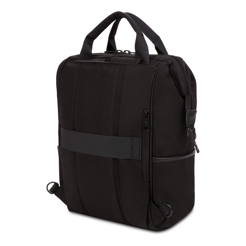 SwissGear 3577 Laptop Backpack, Fits Most 16 Inch Laptop and Tablet, Doctor Bag, Tote Bag, Men's and Women's, Black Stealth