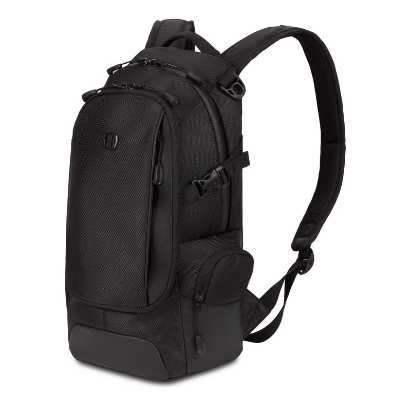 SwissGear 3598 Backpack Narrow Daypack, Black Ballistic, 18 - Inch