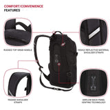 SwissGear 3598 Backpack, Narrow Daypack, Ideal for Commuting and School, Dark Grey