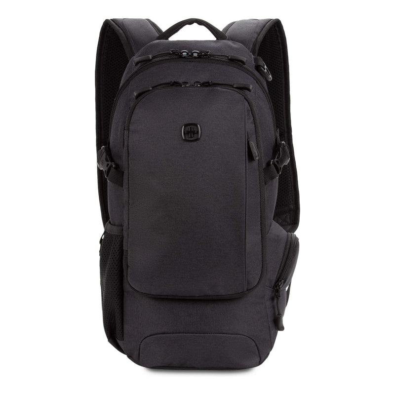 SwissGear 3598 Backpack, Narrow Daypack, Ideal for Commuting and School, Dark Grey
