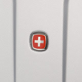 SwissGear 3750 Hardside Luggage with Spinner Wheels, Silver, 2 - Piece Set (18.5/23)